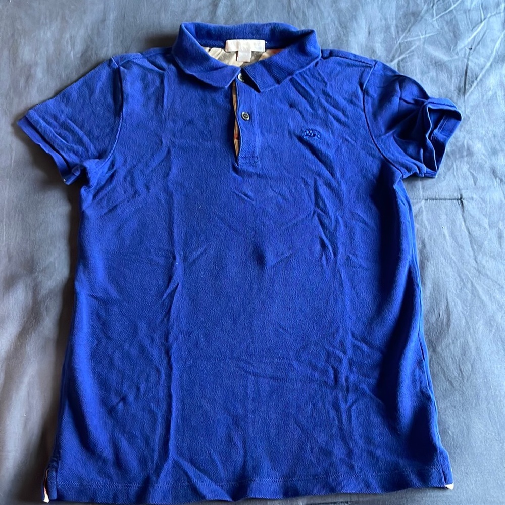 Boys Burberry polo shirt